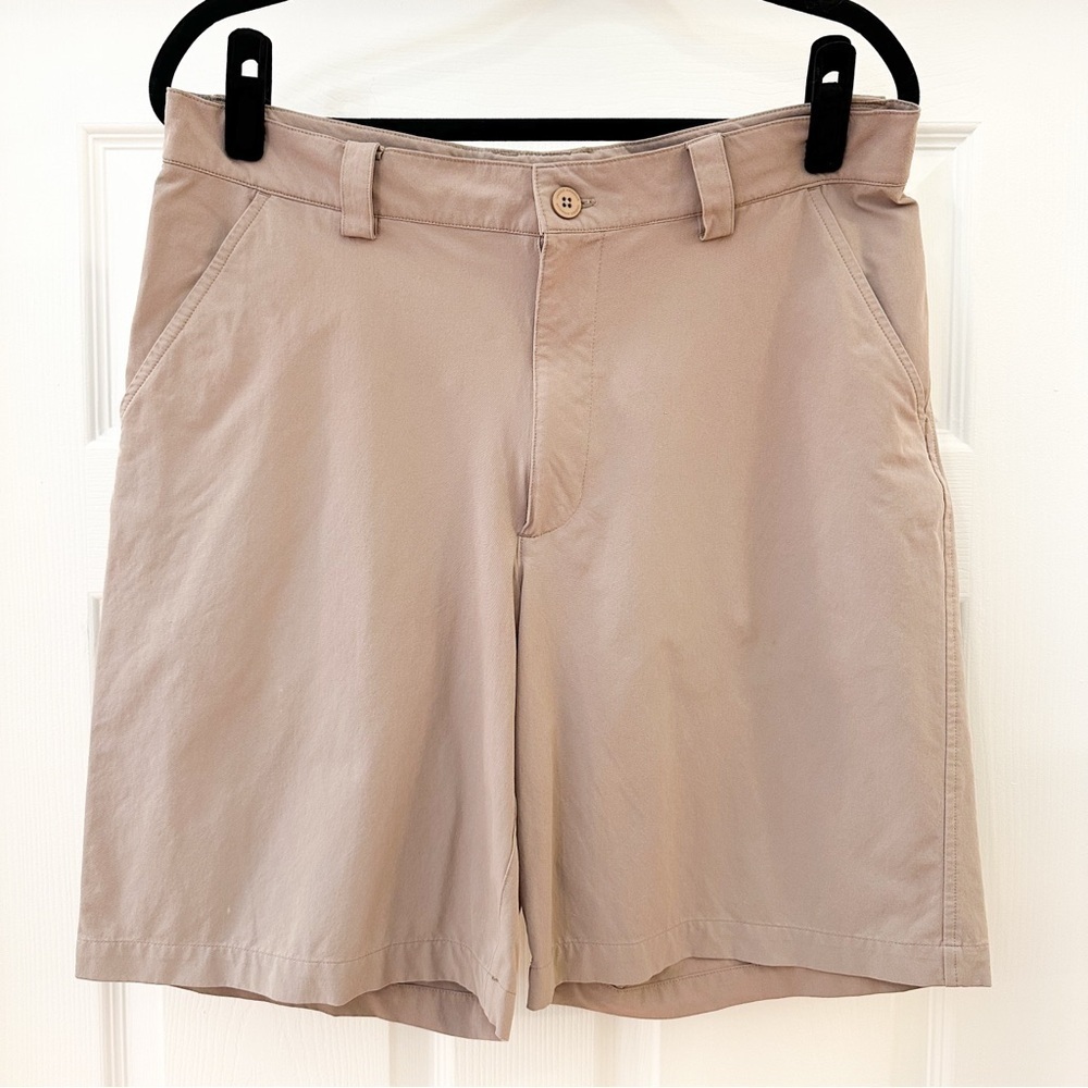 Under Armour Performance Golf Shorts Quick Dri Tan sz 34